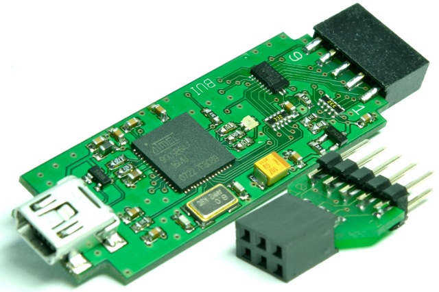 BUI prototype with 6pin ISP adapter