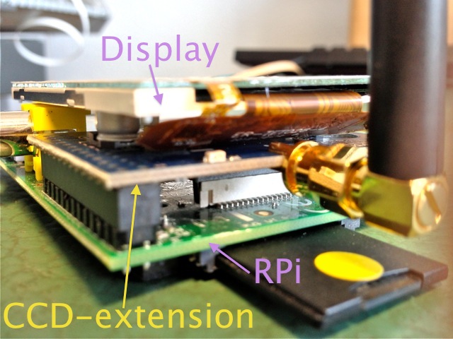 CCD sandwich without housing