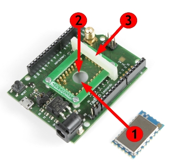 Arduino Leonardo compatible RADINO carrier