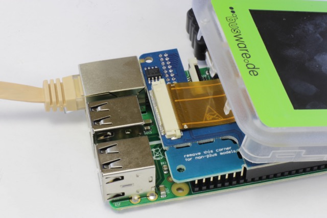inserted FPC cable