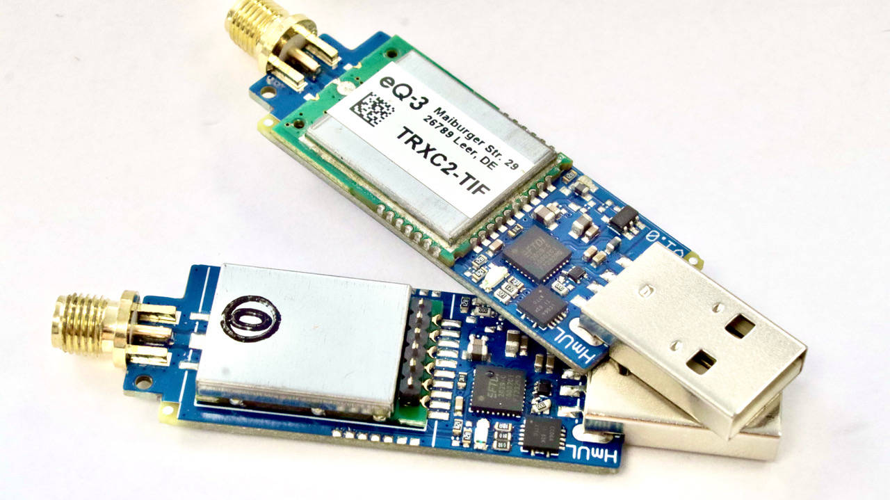 USB carrier board for different Homematic RF modules