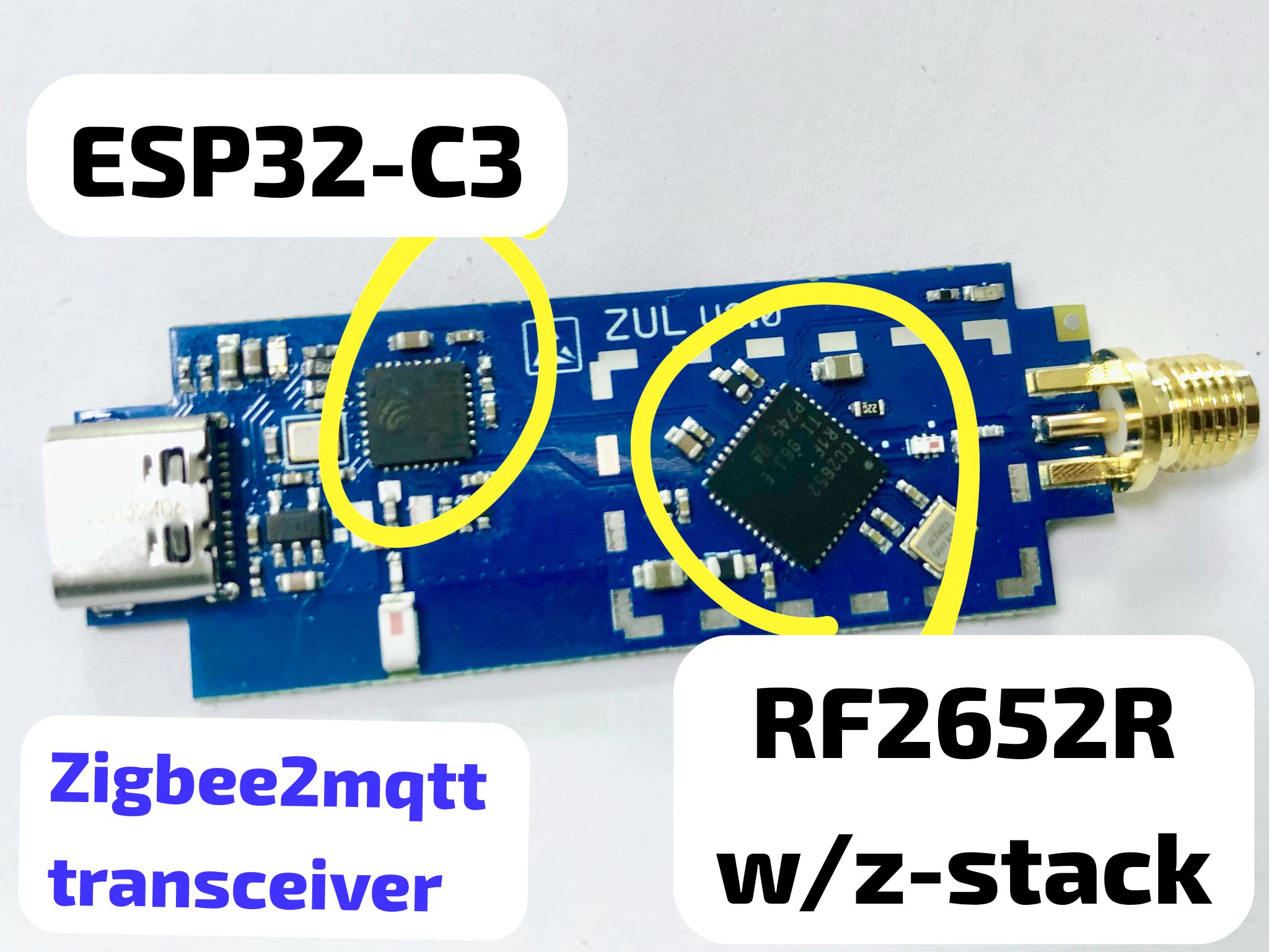 Zigbee transceiver with ESP32