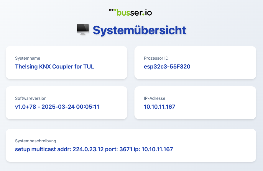 find the TUL's ip address in case you need to setup UDP tunnel manually
